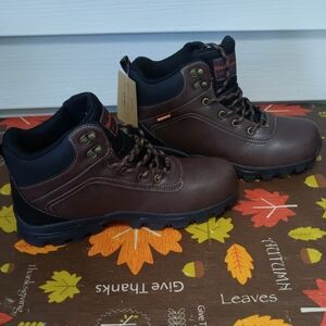 Brown Lace Up Boots